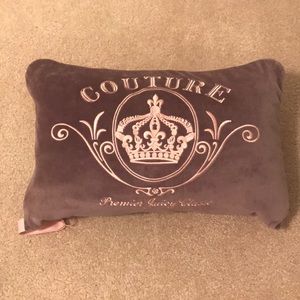 Juicy couture travel pillow with lap blanket